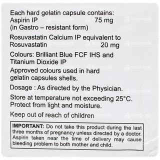 Rosumac Asp 20/75 MG | Order Rosumac Asp 20/75 MG Capsule Online at ...