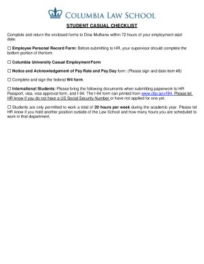 Fillable Online Notice and Acknowledgement of Pay Rate and Pay Day form ...