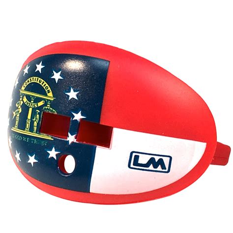 Purple USA Flag Football Lip Protector Mouthguard