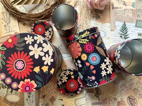 Round Storage Box - Flower – BRWN