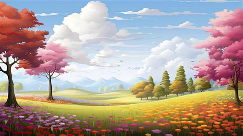 Image result for Spring Cartoon Backdrop