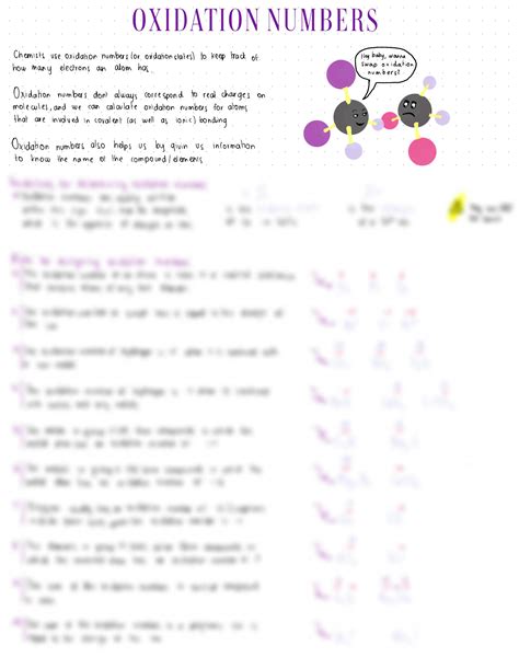 SOLUTION: Rules for assigning oxidation numbers - Studypool