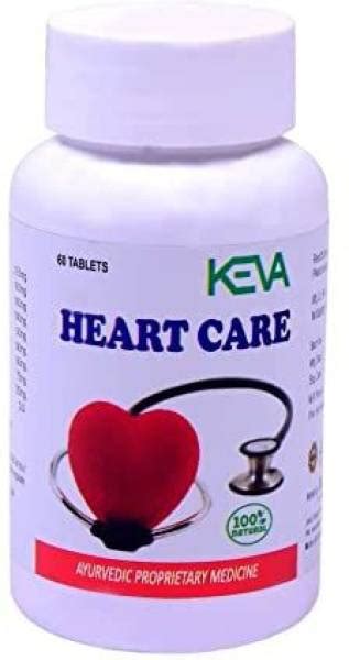 KEVA Heart Care Tablets with Arjuna , Ashwagandha , Brahmi, Sudha ...