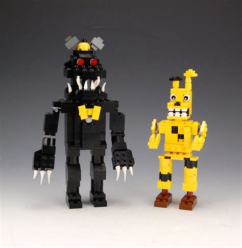 Lego Five Nights at Freddy's 4 Nightmare and Spring Trap by BrickBum ...