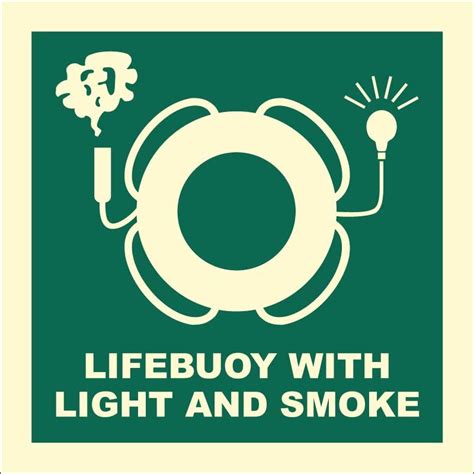 334109 Lifebuoy with Light & Smoke