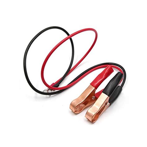 Auxcell WEIJ 2pcs 56cm 50A Red Black Car Battery Insulated Test Clips ...