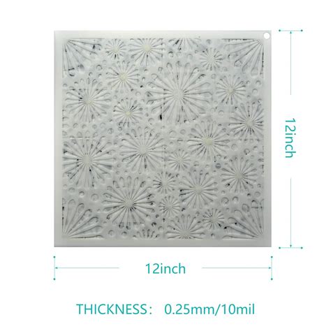 12-Pack (12x12Inch) Geometric Stencils Painting Templates for Wall Tile ...