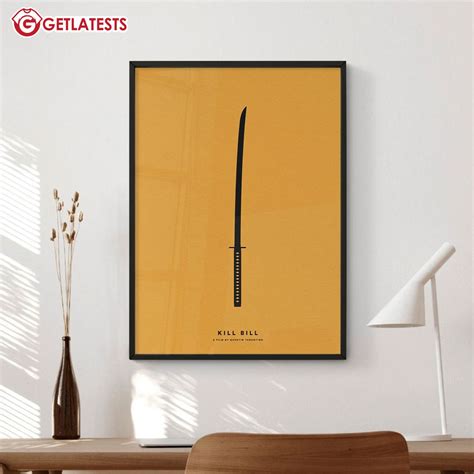 Kill Bill Movie Poster Minimalism Art