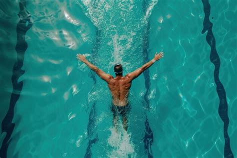 Swimming Men Top View 的图像结果