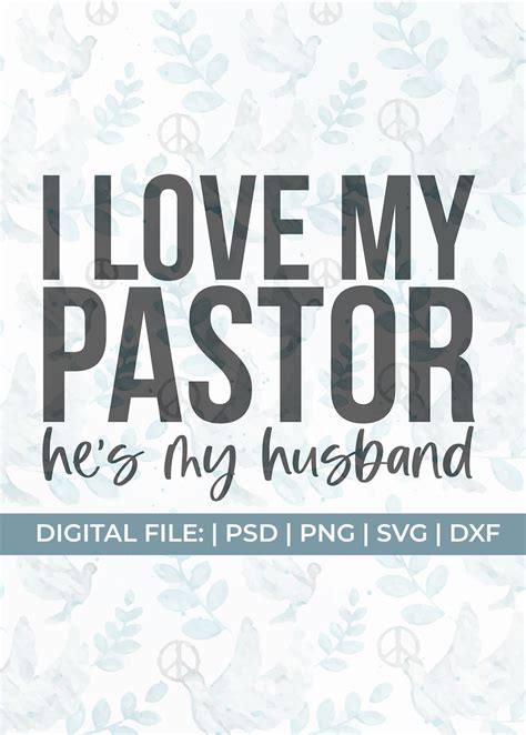 Buy Pastors Wife Svg I Love My Pastor Svg Pastor Svg Pastor Online in ...
