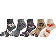 Buy RC. ROYAL CLASS Women Ankle Length Floral Print Thumb Woolen Socks ...