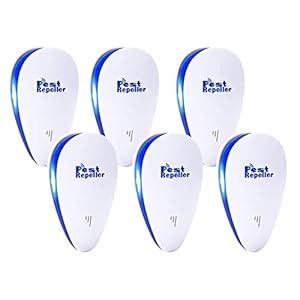 BASA Pest Repellent Plug in - Pest Repeller 6 Pack Portable Indoor ...