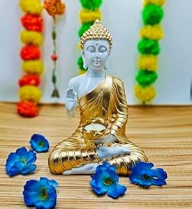 Buy SN HandicraftsBuddha Idol Statue Showpiece for Home décor Polystone ...