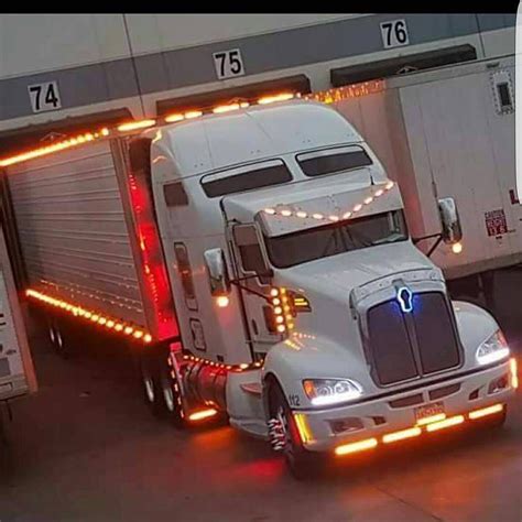 Kenworth custom T-660 light show | Peterbilt trucks, Kenworth, Big trucks