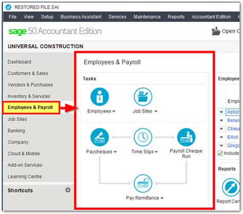 Image result for Sage 50 Payroll Module