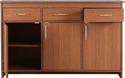 shilpi wooden standard multipurpose storage cabinet 3 doors & drawers ...