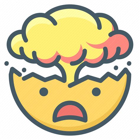 Exploding, head, explode, emoji icon - Download on Iconfinder