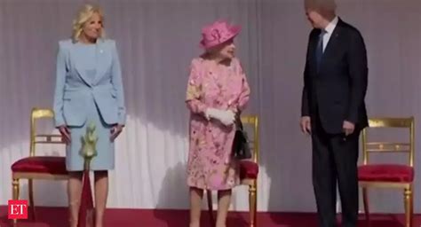 Watch: Queen Elizabeth II welcomes Joe and Jill Biden for tea at ...