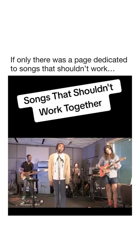 Songs That Shouldnt Work (@songsthatshouldntwork) • Instagram photos ...