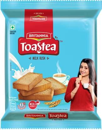 BRITANNIA Toastea Milk Atta Rusk NA flavored Milk Rusk Price in India ...