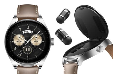 Huawei выпустил часы Watch Buds с беспроводными наушниками внутри корпуса