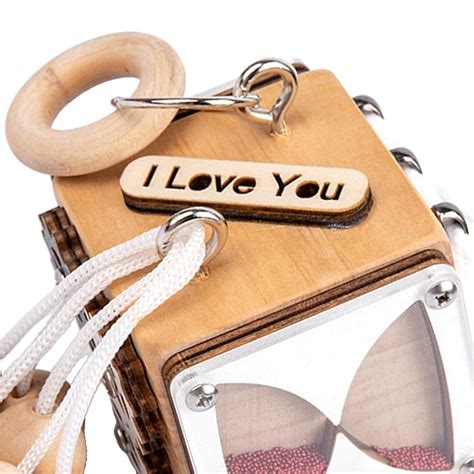 6 in 1 Wooden Activity Busy Block Locks Toy Kids Board Game Life Skill ...