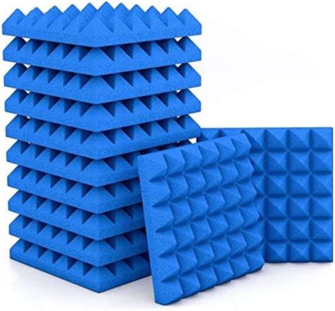 DWB Acoustic® Thick High Density Sound Absorber Soundproofing Pyramid ...