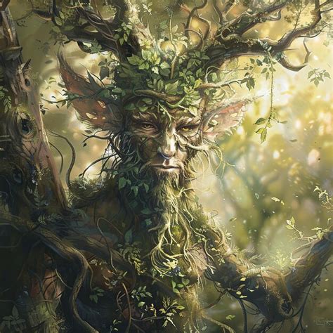 Forest spirit guardian of nature | Premium AI-generated image