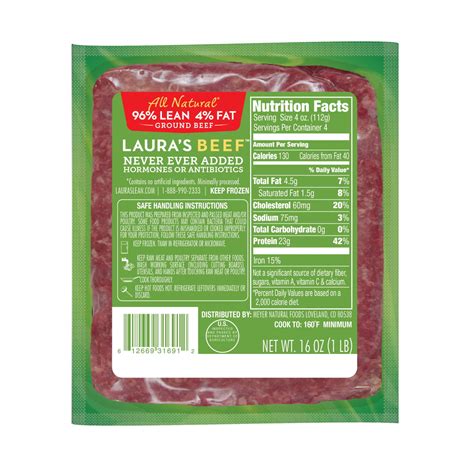 Laura's 96% Lean Ground Beef | Online Frozen Meat Delivery – Meyer Market