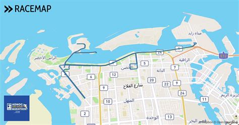 ADNOC Abu Dhabi Marathon » Racemap