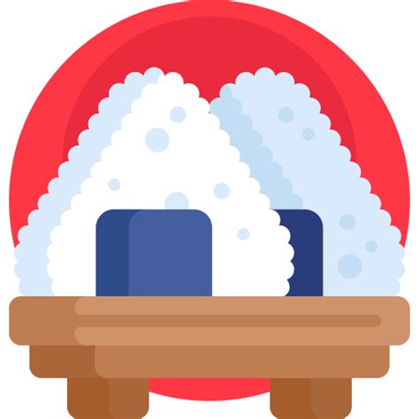 Onigiri Detailed Flat Circular Flat icon | Freepik