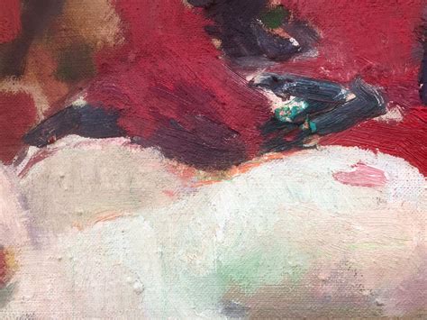 Ramon Sanvisens Marfull - Nude woman oil on canvas painting For Sale at ...