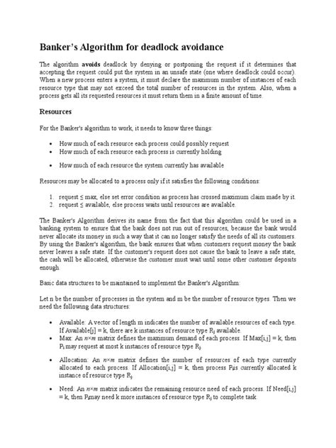 Image result for Bankers Algorithm