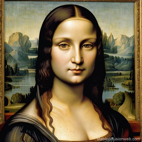 Portrait of the Mona Lisa | Stable Diffusion Online
