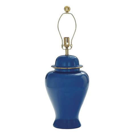 Ming Temple Jar Chinoiserie Table Lamp Base