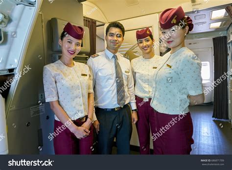 Qatar Airways Cabin Crew Uniform