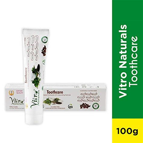 Vitro Naturals Tooth Care Herbal Toothpaste 100g : Buy Vitro Naturals ...