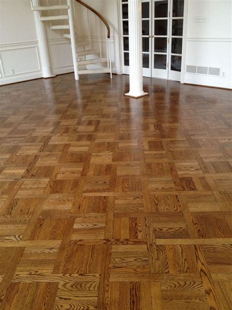White Oak Parquet Flooring by Kaiser Flooring - Louisville, KY