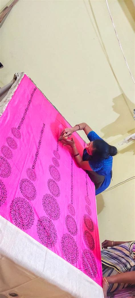 Shree Handloom Dhar - Bagh Print Process