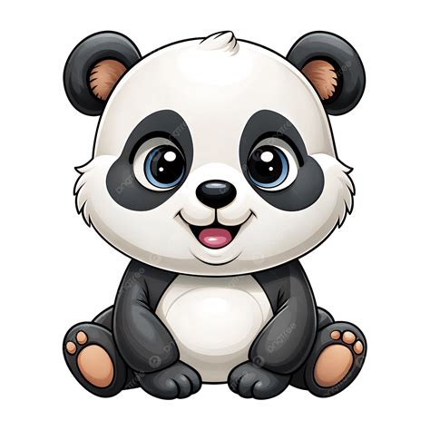 Cute Cartoon Panda Cute Cartoon Panda Bears Clip Art Playful Panda