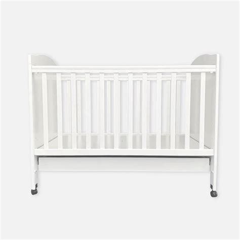 Mi Arcus Baby Cot - Cuddle Rubber Wood BL408D Cot - Baby Cot Bed