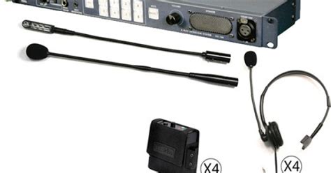 Datavideo ITC-100 8-User Wired Intercom System with 4 Beltbacks & 4 ...