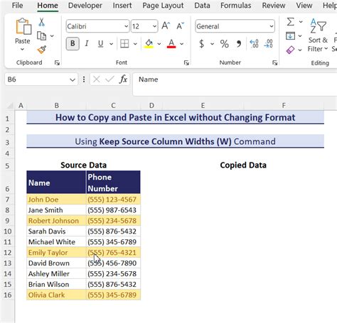 Excel Copy without Adjusting 的图像结果