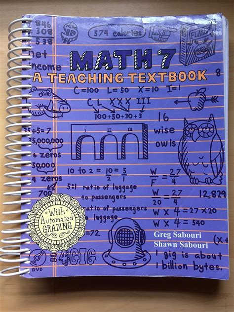 Teaching Textbook MATH 7 Spiral TEXTBOOK | eBay