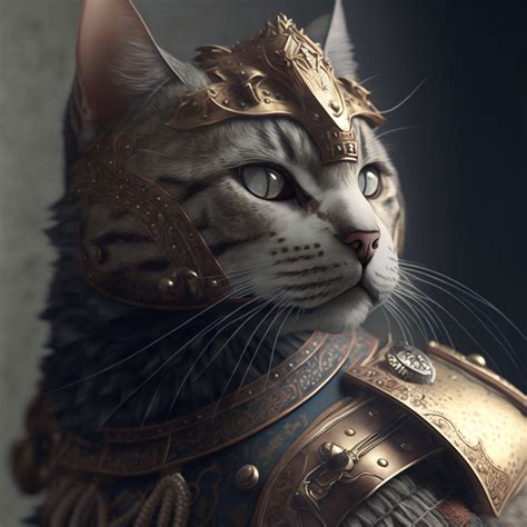Cat with Armor by Heldslaiene on DeviantArt