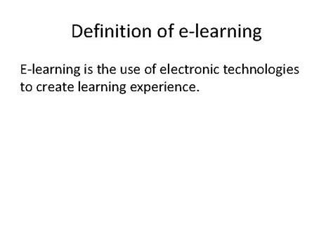 e-Learning Definition 的图像结果