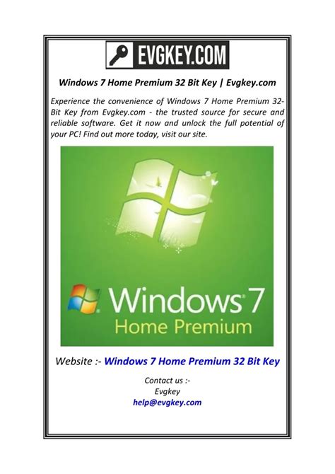Image result for Windows 7 Pro 32-Bit Key