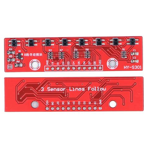 Buy 8Way IR Tracking Module, 8 Channel Tracking Module Electronic ...