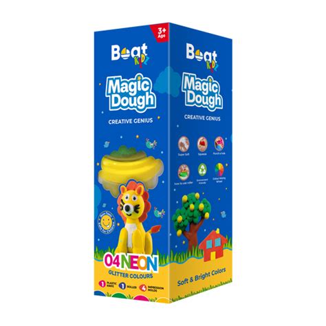 Magic Modelling Dough - 6 Shades (All Glitter Colors) - Ban Labs Pvt Ltd