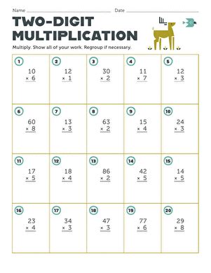 Cross Mulitplication Two Digit Number Lesson 的图像结果
